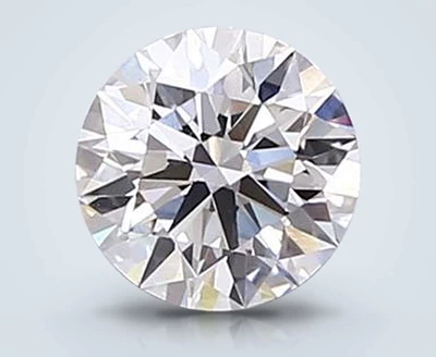 1.24ct F VVS2 Rare Carat Ideal Cut Round Lab Grown Diamond