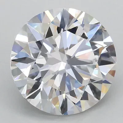 2.07ct E VVS2 Rare Carat Ideal Cut Round Lab Grown Diamond
