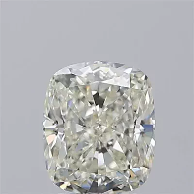 3.02ct K VVS2 Rare Carat Ideal Cut Cushion Diamond