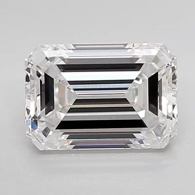 3.06ct E VS1 Rare Carat Ideal Cut Emerald Lab Grown Diamond