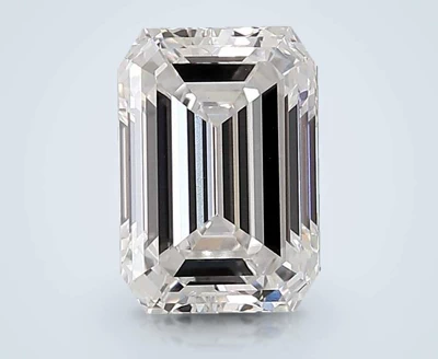 3.06ct E VS1 Rare Carat Ideal Cut Emerald Lab Grown Diamond