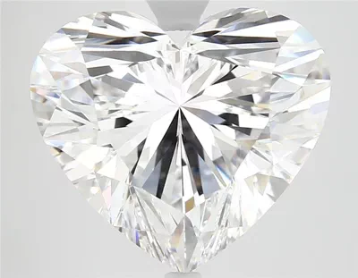 8.17ct D FL Rare Carat Ideal Cut Heart Diamond