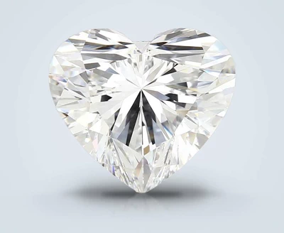 8.17ct D FL Rare Carat Ideal Cut Heart Diamond