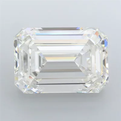 15.09ct G VVS2 Rare Carat Ideal Cut Emerald Lab Grown Diamond