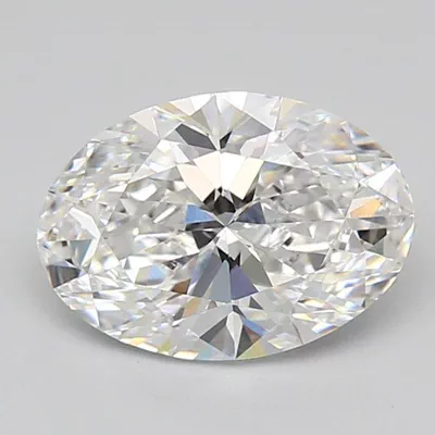 2.05ct D VVS1 Rare Carat Ideal Cut Oval Lab Grown Diamond