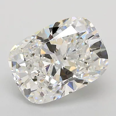 3.50ct E VVS2 Very Good Cut Cushion Lab Grown Diamond