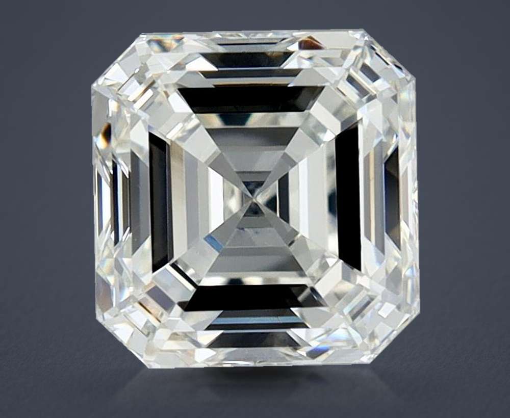 2.21ct H VVS2 Rare Carat Ideal Cut Asscher Diamond