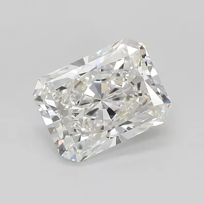 3.03ct E VVS2 Rare Carat Ideal Cut Radiant Lab Grown Diamond