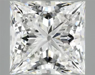 8.02ct E VVS2 Rare Carat Ideal Cut Princess Lab Grown Diamond