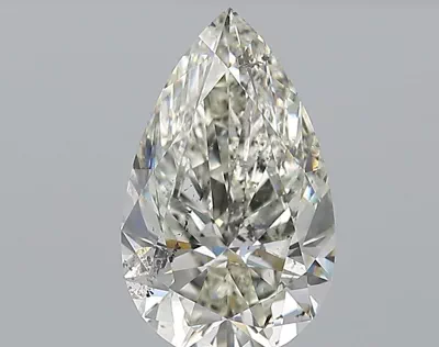 2.51ct H SI2 Rare Carat Ideal Cut Pear Diamond