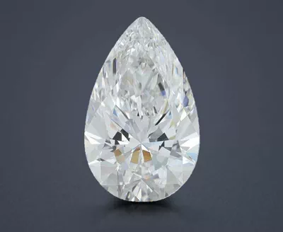 15.05ct F VS1 Rare Carat Ideal Cut Pear Lab Grown Diamond