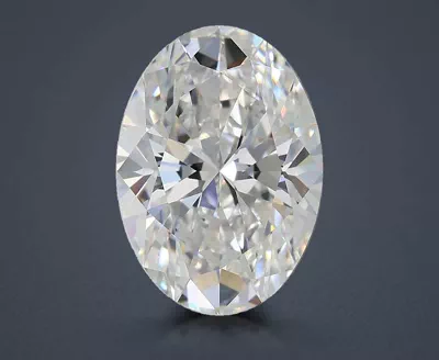 3.06ct D VS1 Rare Carat Ideal Cut Oval Lab Grown Diamond