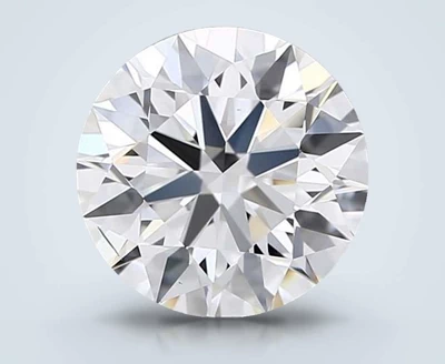 2.06ct E SI1 Rare Carat Ideal Cut Round Lab Grown Diamond