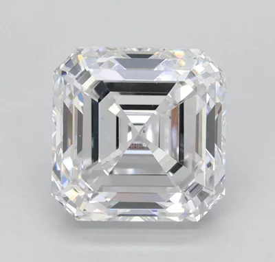 1.50ct D VS2 Rare Carat Ideal Cut Asscher Lab Grown Diamond