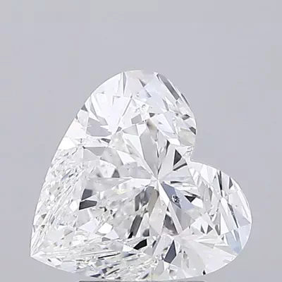 3.03ct F SI2 Excellent Cut Heart Diamond
