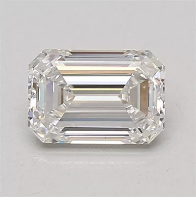 1.34ct D VVS2 Rare Carat Ideal Cut Emerald Lab Grown Diamond