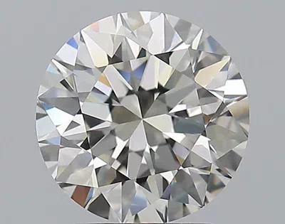 2.51ct J IF Rare Carat Ideal Cut Round Diamond