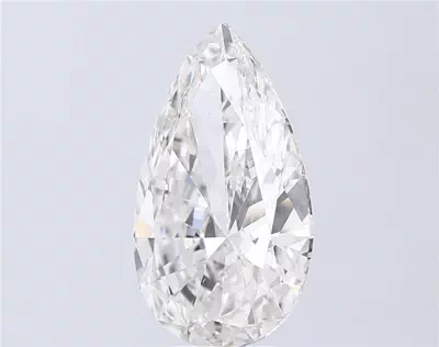5.51ct F VS2 Very Good Cut Pear Lab Grown Diamond