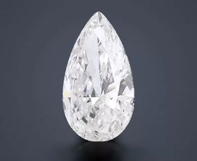 5.51ct F VS2 Very Good Cut Pear Lab Grown Diamond