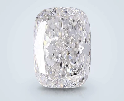 5.91ct F VVS2 Rare Carat Ideal Cut Cushion Lab Grown Diamond
