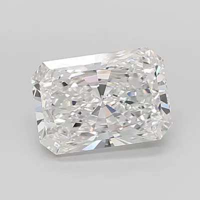 4.07ct E VVS2 Rare Carat Ideal Cut Radiant Lab Grown Diamond