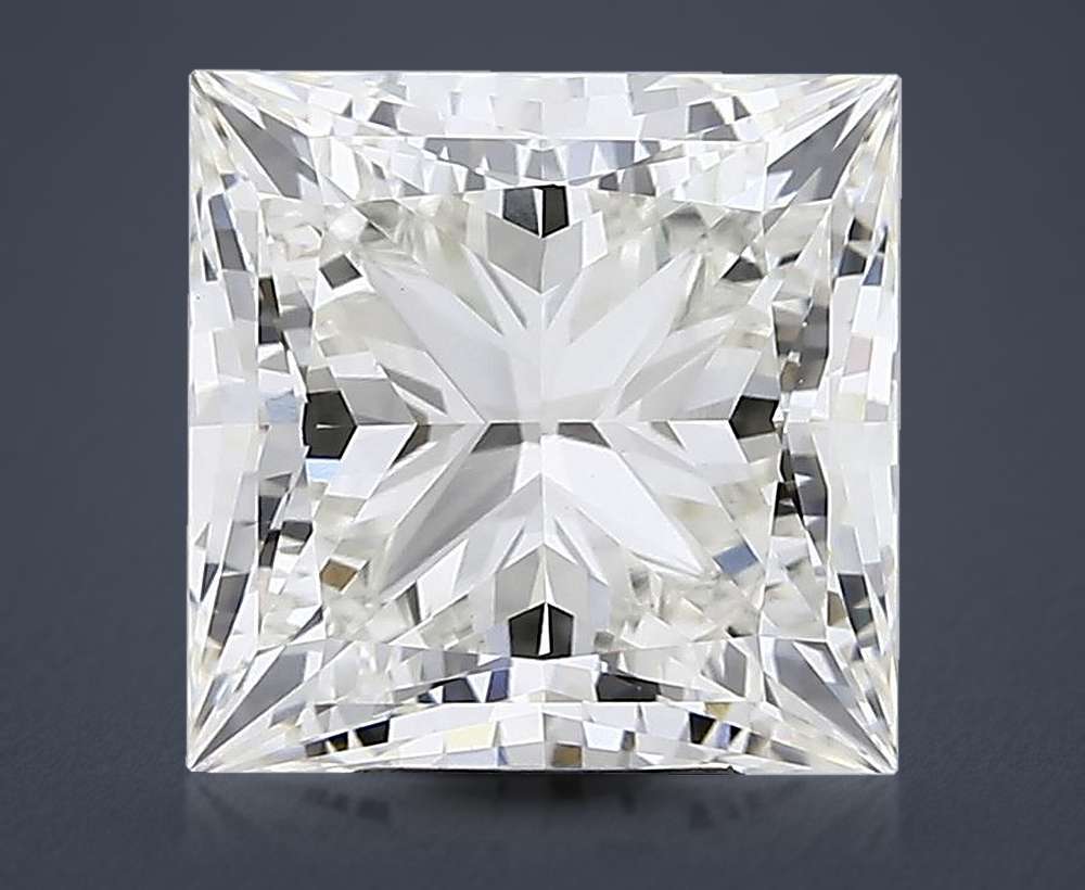 6.21ct G VVS2 Rare Carat Ideal Cut Princess Lab Grown Diamond