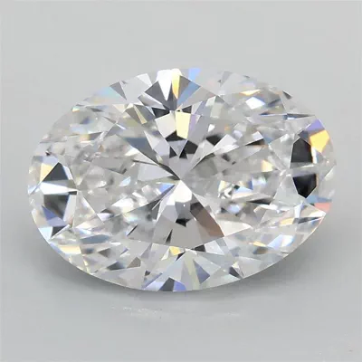2.08ct D VVS2 Rare Carat Ideal Cut Oval Lab Grown Diamond