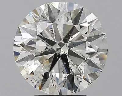 3.51ct I SI2 Excellent Cut Round Diamond