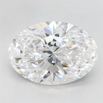 2.13ct D VVS1 Very Good Cut Oval Lab Grown Diamond