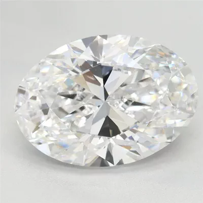 3.02ct D VVS1 Rare Carat Ideal Cut Oval Lab Grown Diamond