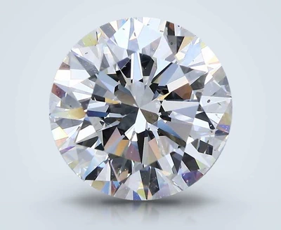 5.03ct F SI1 Excellent Cut Round Diamond