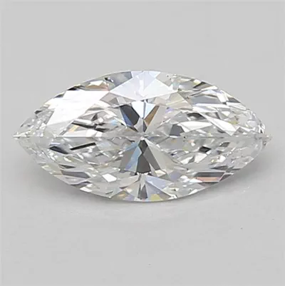 0.95ct D VS2 Rare Carat Ideal Cut Marquise Lab Grown Diamond