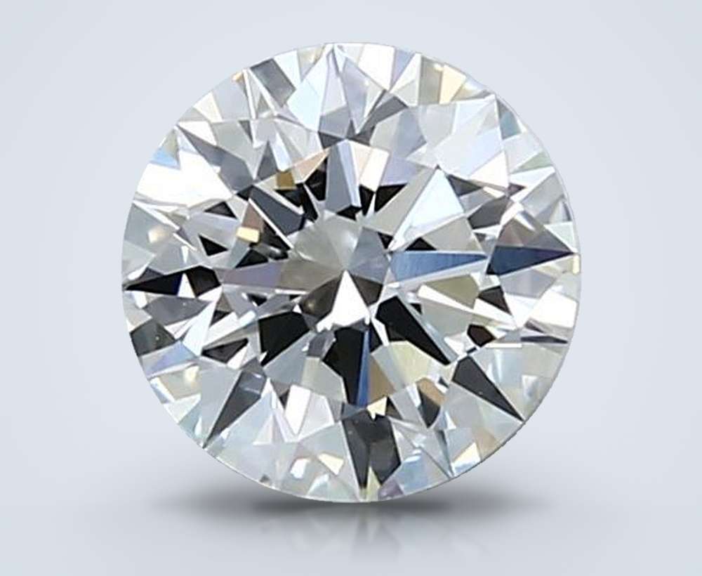 1.01ct G VVS2 Rare Carat Ideal Cut Round Lab Grown Diamond