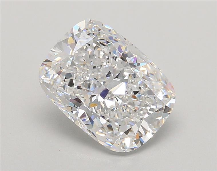 3.04ct D VS1 Rare Carat Ideal Cut Cushion Lab Grown Diamond