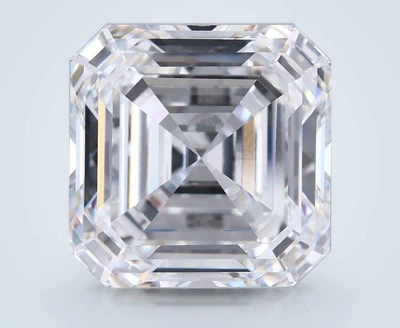 10.00ct F VVS2 Excellent Cut Asscher Lab Grown Diamond