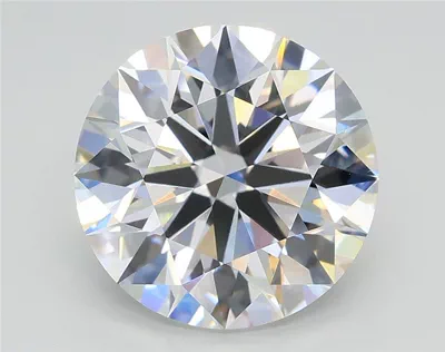 3.01ct F VVS2 Rare Carat Ideal Cut Round Lab Grown Diamond