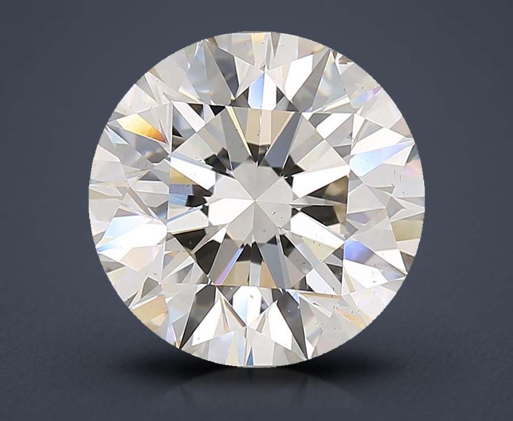 5.52ct J VS2 Rare Carat Ideal Cut Round Diamond