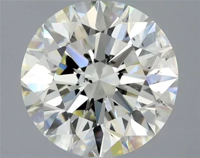 2.53ct K SI2 Rare Carat Ideal Cut Round Diamond