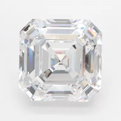 5.55ct D VVS2 Rare Carat Ideal Cut Asscher Lab Grown Diamond