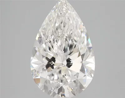 1.79ct F SI1 Rare Carat Ideal Cut Pear Lab Grown Diamond