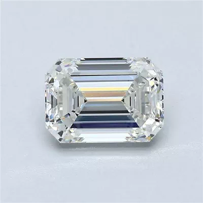 2.03ct H VS2 Rare Carat Ideal Cut Emerald Diamond