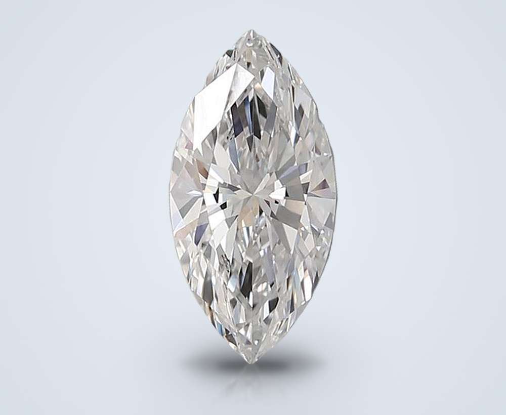 1.57ct E VVS2 Rare Carat Ideal Cut Marquise Lab Grown Diamond