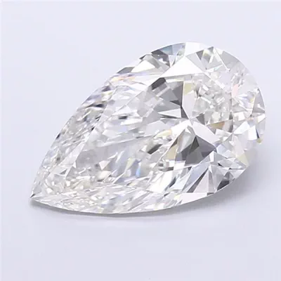 6.01ct F VS1 Rare Carat Ideal Cut Pear Lab Grown Diamond