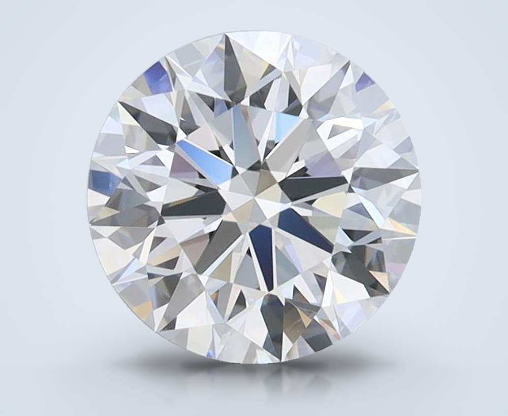 1.78ct D FL Rare Carat Ideal Cut Round Lab Grown Diamond