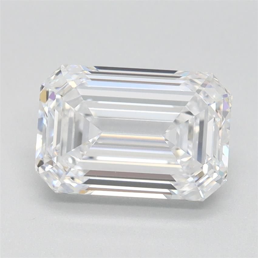 1.55ct F VS1 Rare Carat Ideal Cut Emerald Lab Grown Diamond