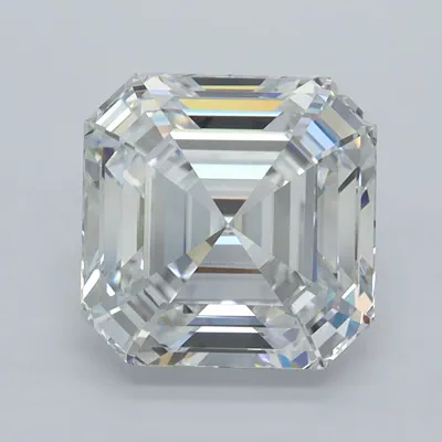 3.00ct E VVS1 Rare Carat Ideal Cut Asscher Lab Grown Diamond