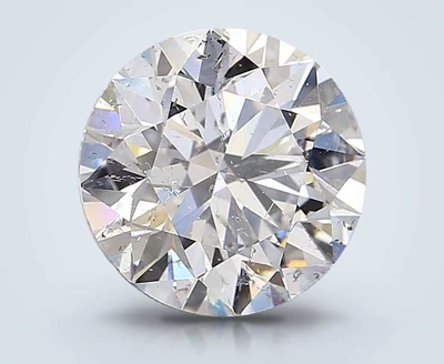 3.01ct E SI2 Rare Carat Ideal Cut Round Diamond