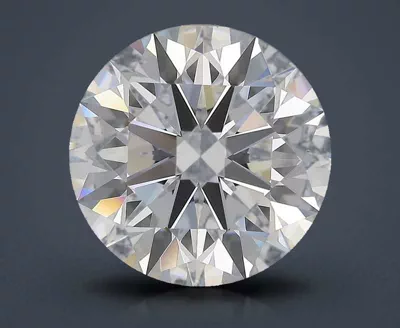 3.08ct D FL Rare Carat Ideal Cut Round Diamond