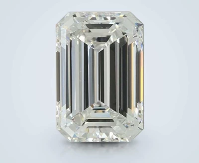 2.54ct F VS1 Rare Carat Ideal Cut Emerald Lab Grown Diamond