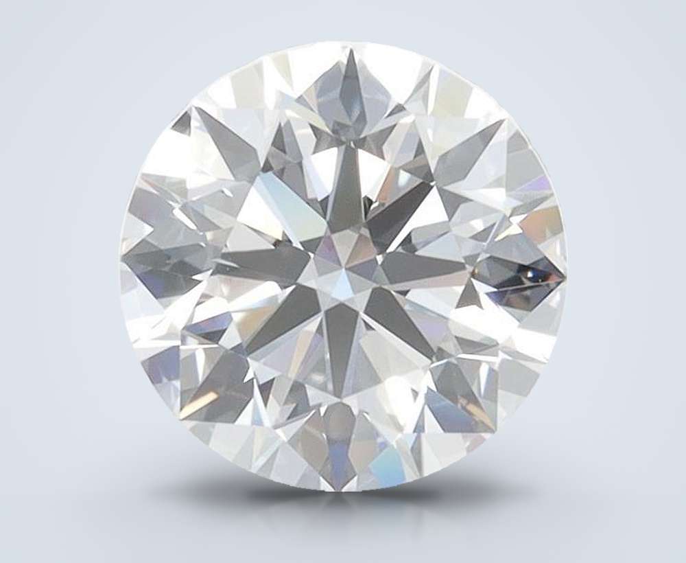 1.59ct D VVS2 Rare Carat Ideal Cut Round Lab Grown Diamond
